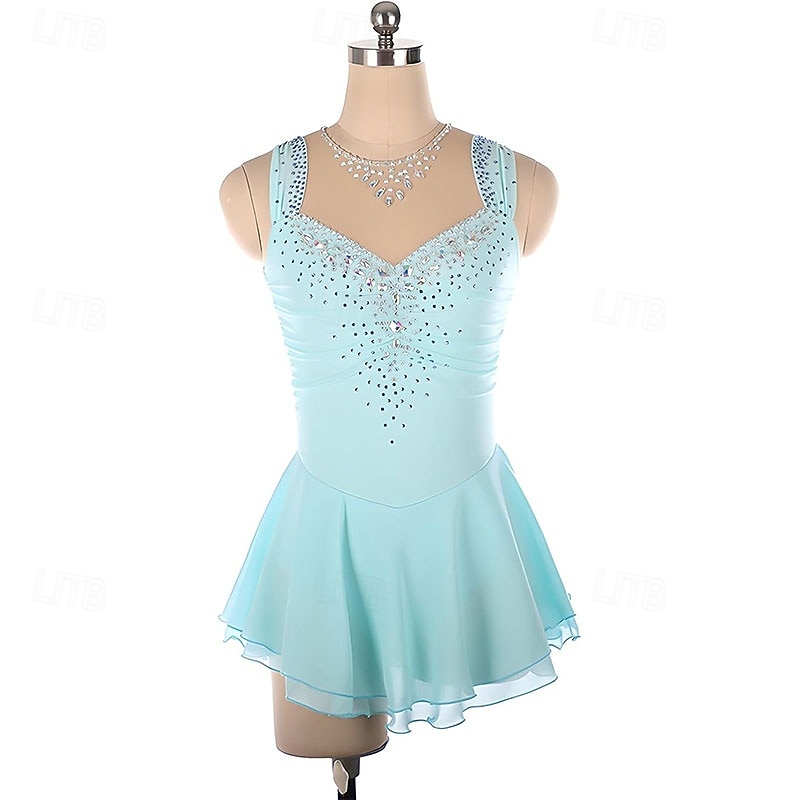 Figure Skating Dresses Ladies' Diamond Skating Skirt Figure Skating Dress Girls Girl Skating Skirt Figure Skating2