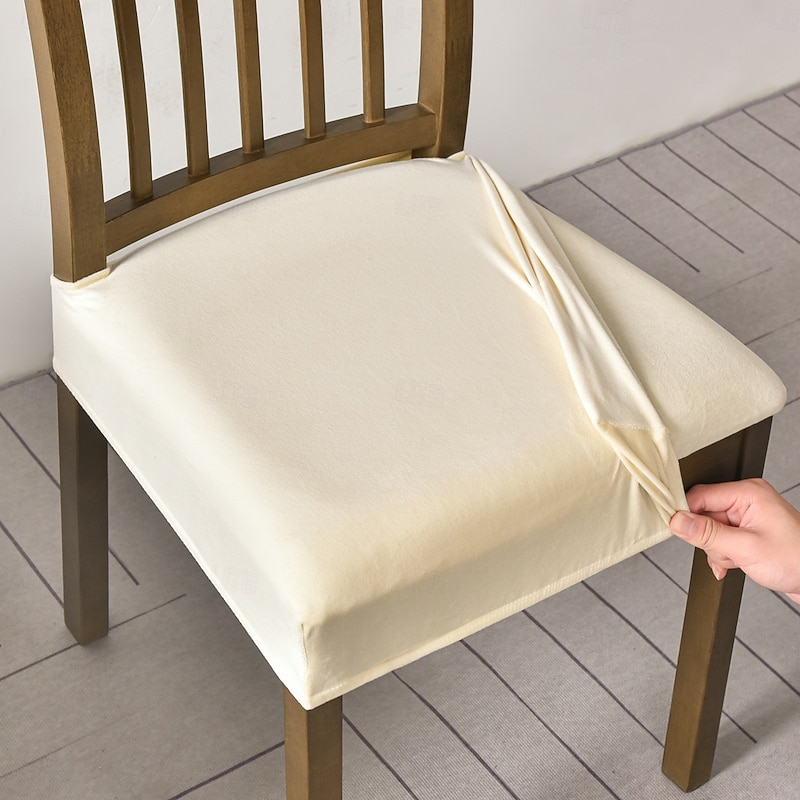 Chair Cover Seat Chair Covers Waterproof Stretch PU Leather Cover for Chairs Seat Covers for Dining Room Chairs Washable Protective Cover Chair Covers for Chairs2