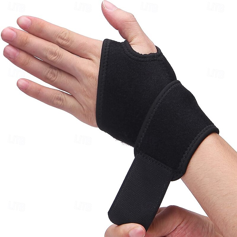 Wrist Brace for Carpal Tunnel, Breathable and Adjustable Wrist Support Brace for Arthritis and Tendinitis, Wrist Compression Wrap for Pain Relief, One Size Fits Left or Right Hand