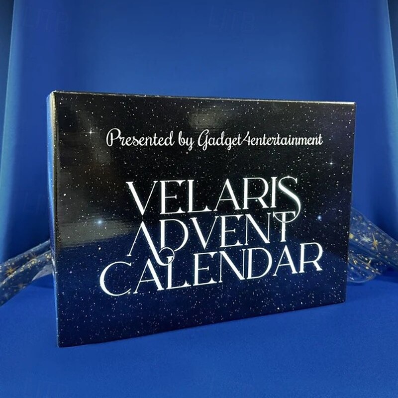 Velaris Advent Calendar 2025, 12 Day Christmas Advent Calendar, Christmas Countdown Calendar with Jewels&Stationary& Gadgets, Christmas Favors Gift for Adults and Kids3