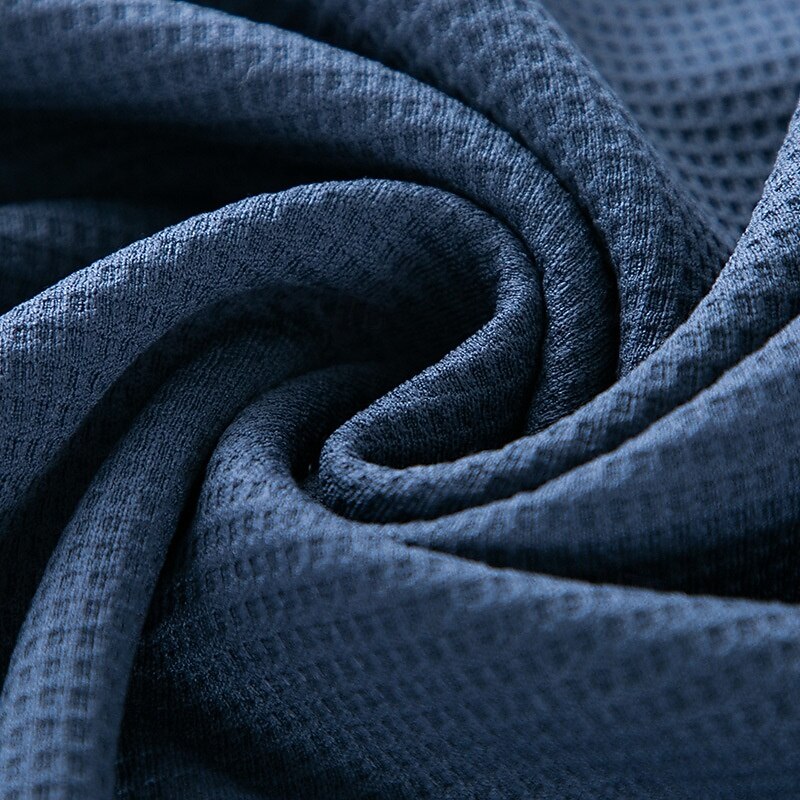 Men's T Shirt Tee Waffle Knit Tee Long Sleeve V Neck Spring Fall Spring &  Fall Solid Color Knitwear Daily Classic Outdoor Causal Casual Black Burgundy Blue Top Tee for Men3