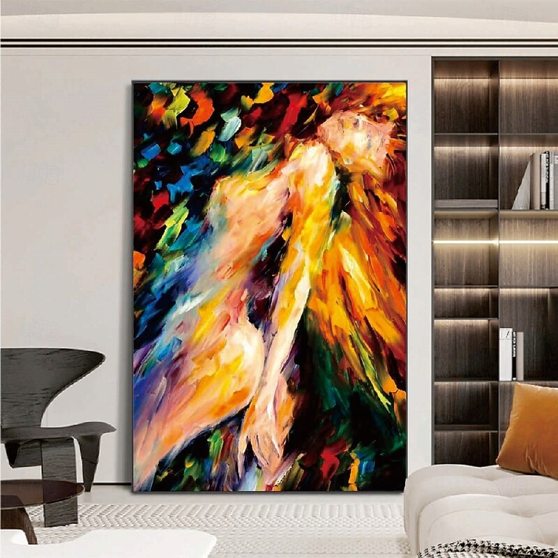 Nude oil painting handmade Woman portrait canvas painting handmade African Women oil painting handmade Wall Art Modern Decor Woman Body painting For  Home And Office Abstract Nude Art Home Wall Decor3