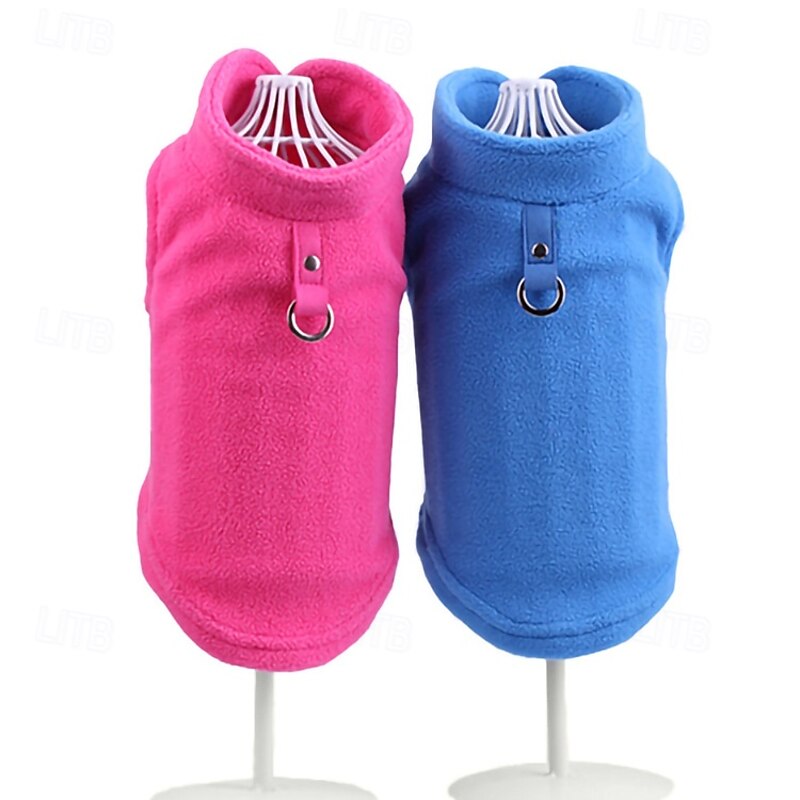 Dog Coat Fleece Vest Winter Windproof Warm Outdoor Indoor Dog Clothing for Small Medium2