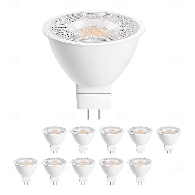 10pcs Dimmable MR16 Bulb Spotlight Lampada LED AC/DC 12V Bombillas Spot Light Replace The 50W Halogen Lamp Home Derection