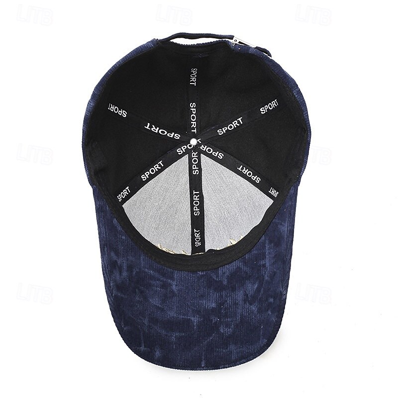 Men's Baseball Cap Sun Hat Trucker Hat Red Blue Polyester Adjustable Fashion Daily Wear Festival Pattern Embroidered Outdoor Casual / Daily4