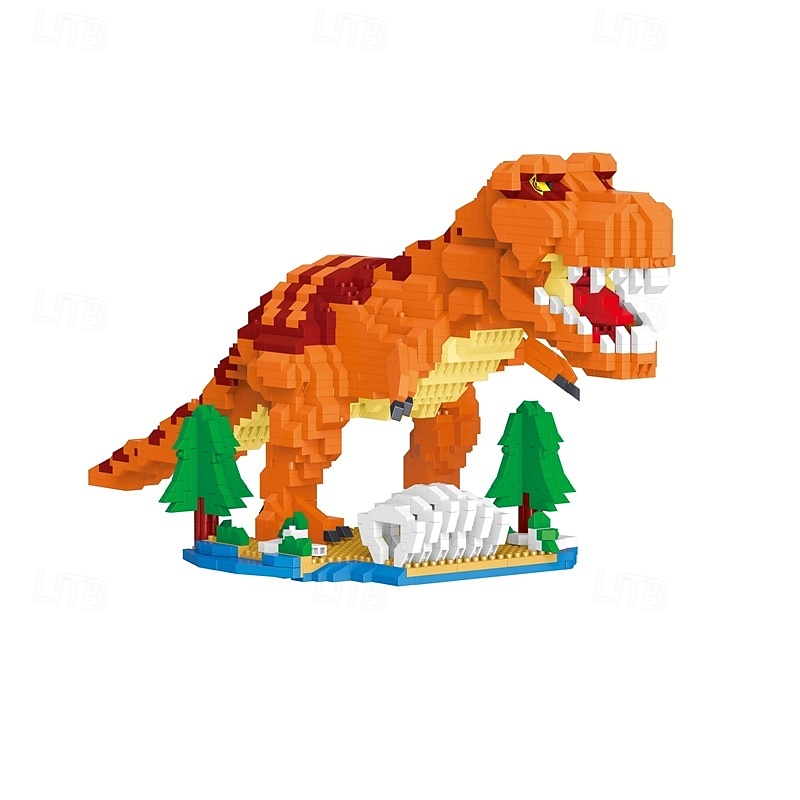 Jurassic Dinosaur Micro Building Blocks, 2316pcs Tyrannosaurus Rex DIY Mini Diamond Blocks Bricks Toy Dinosaur for Boys Age 8-12 9 10 11 12 13 14 15 16 Teens Adults2