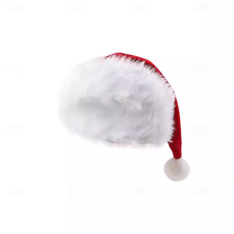 Santa Claus Mrs.Claus Dress Outfits Santa Hat Women's Cosplay Costume Adults Christmas New Year Christmas Eve Christmas Party Dress Hat Cape3