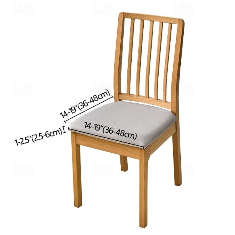 Chair Cover Seat Chair Covers Waterproof Stretch PU Leather Cover for Chairs Seat Covers for Dining Room Chairs Washable Protective Cover Chair Covers for Chairs4