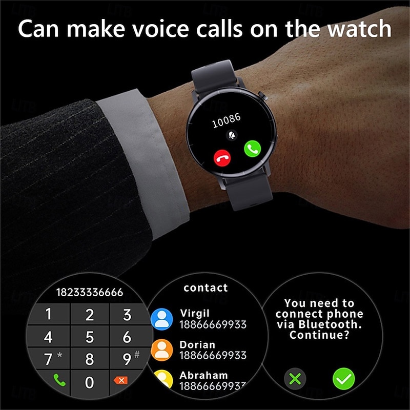 F22R Smart Watch Non-invasive Blood Glucose Monitoring Temperature Heart Rate IP68 Waterproof Sport Bracelet2