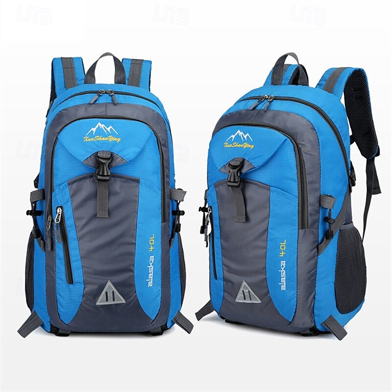 20-35 L Daypack Rucksack Zipper Multi Pocket Wearable Durable Outdoor Hiking Camping Military Polyester Nylon Black Army Green Red2