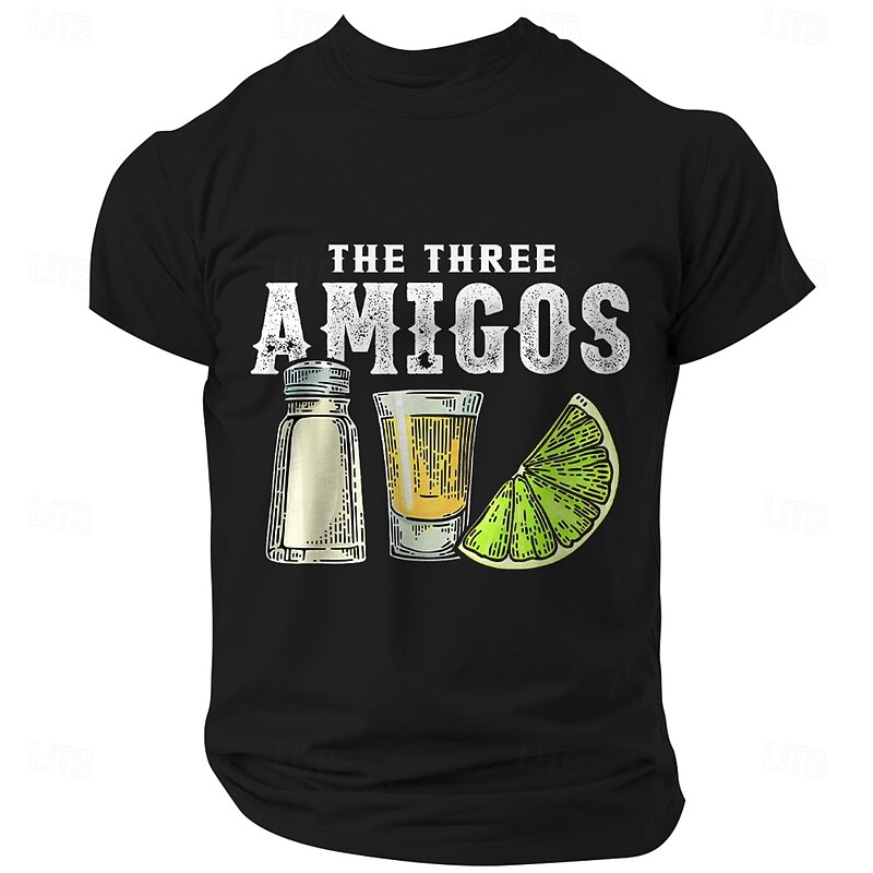 Men's Oktoberfest Beer T shirt Short Sleeve T shirt 3D Print Crew Neck Shirt Sports Fashion Daily Street Sports Outdoor Daily Black White Army Green Summer Spring Clothing Apparel S M L XL XXL4