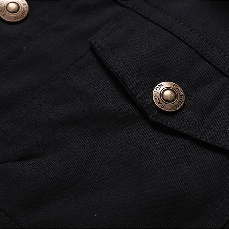 Men's Winter Jacket Fleece Jacket Casual Jacket Daily Vacation Thermal Warm Pocket Fleece Fall & Winter Plain Fashion Streetwear Lapel Regular Black Yellow Army Green Dark Blue Dark Gray Jacket2