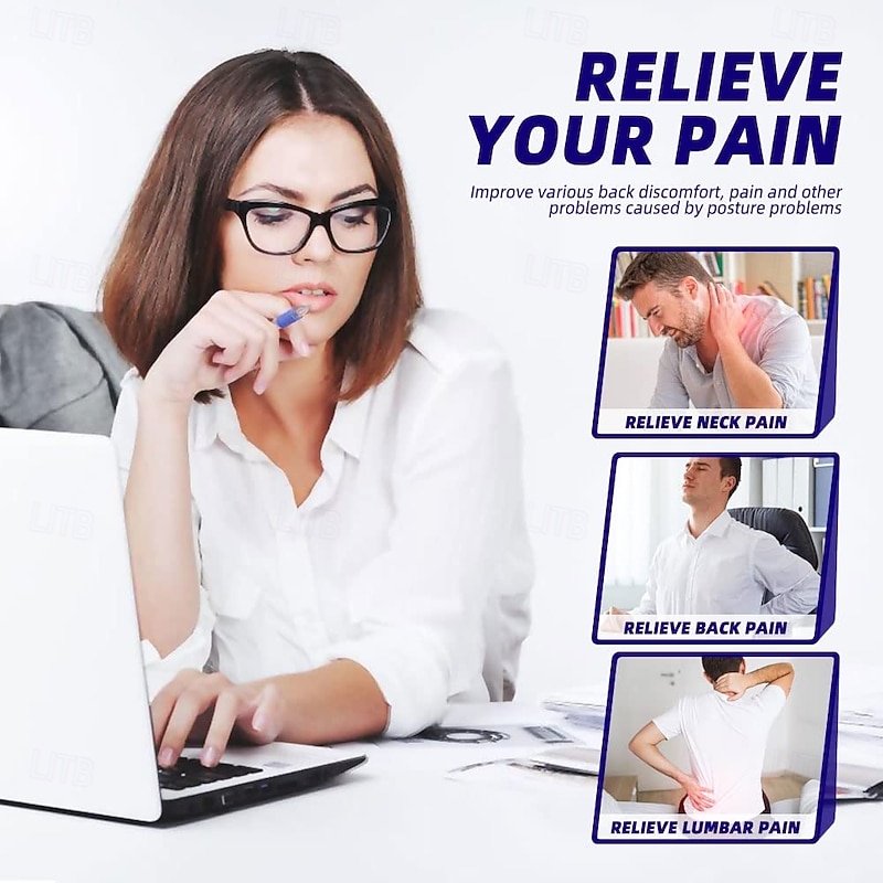 Upgraded Posture Corrector Back Brace for Men and Women, New Version Lumbar Support for Posture Improving and Pain Relief, Full Back Support for Neck, Shoulder, Waist Pain4