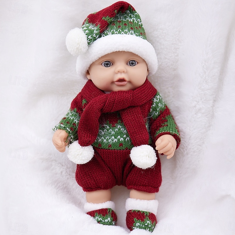 10 inch Realistic Reborn Baby Doll with Clothes Outfits Clothing Set Accessories Suitable for Reborn Babies and Newborns4