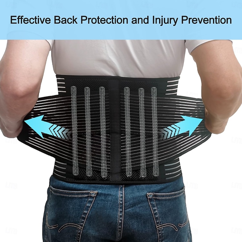 Back Brace for Men and Women, Back Support Belt Relief Lower Back Pain Herniated Disc, Sciatica, Scoliosis, Breathable Mesh, Lumbar Support Belt4