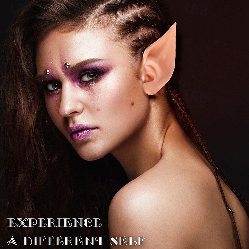 Elf Fairy Halloween Ear Cuffs Carnival Costume Funny Costume Adults' Men's Women's Carnival Mardi Gras Party Easy Halloween Costumes Dress Up4