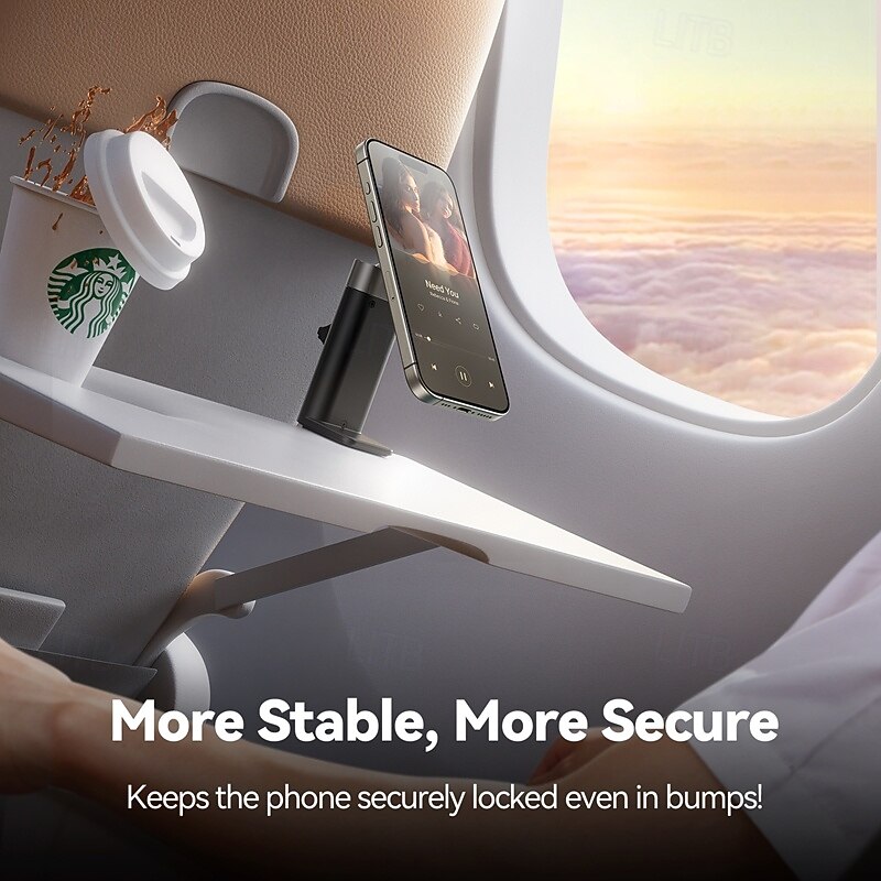 Phone Stand Portable Rotatable Magnetic Phone Holder for Outdoor Desk Kitchen Compatible with All Mobile Phone Phone Accessory4