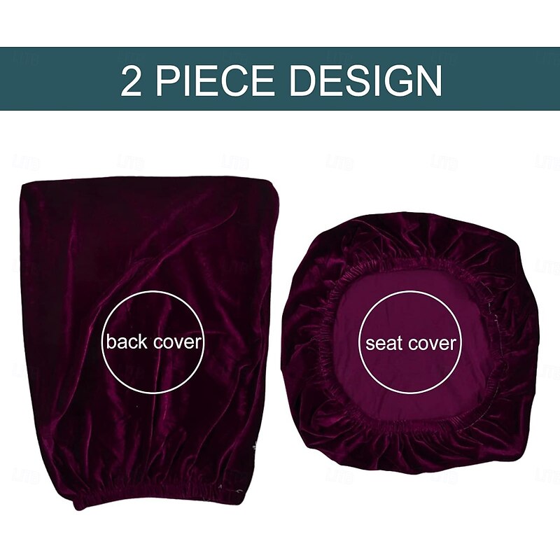 Velvet Office Chair Cover Soft and Luxurious Slipcover Perfect for Protecting and Enhancing Your Office Chair Adds a Touch of Elegance and Comfort to Your Workspace Decor4