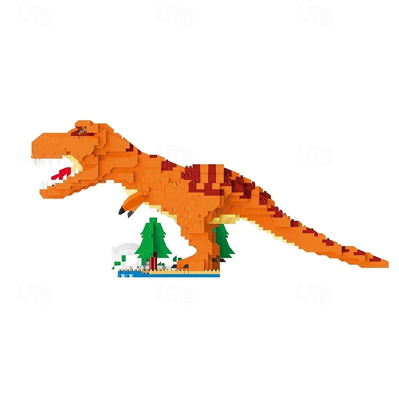 Jurassic Dinosaur Micro Building Blocks, 2316pcs Tyrannosaurus Rex DIY Mini Diamond Blocks Bricks Toy Dinosaur for Boys Age 8-12 9 10 11 12 13 14 15 16 Teens Adults3