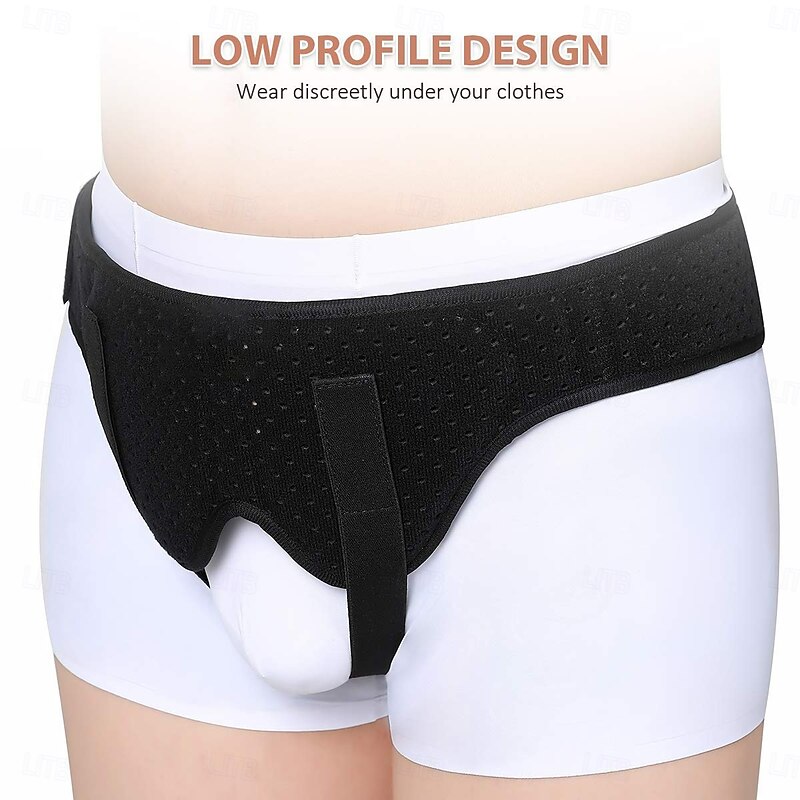 Hernia Belts for Men - Groin Hernia Support for Men and Woman Medical Hernia Guard Inguinal Truss for Single/Double Sports Hernia Adjustable Waist Strap2