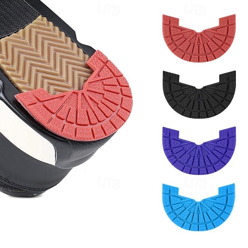 Anti-Slip Shoe Heel Pads – Durable Rubber Sole Protectors for Enhanced Traction and Comfort, Ideal for Shoe Repair and Customization, Available in Multiple Colors