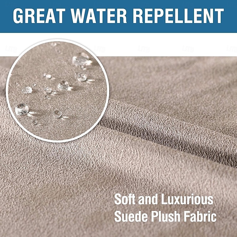 Suede Fabric Dining Chair Cover High Back Dining Chair Cover Slipcover Suede Water Repellent Soft Plain Solid Color Durable Washable Furniture Protector For Dining Room Party 2/4pcs4