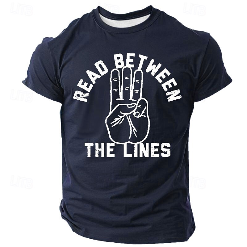 Men's Funny Slang T Shirt Short Sleeve T shirt 3D Print Crew Neck Shirt Retro Vintage Casual Street Style Christmas Sports Outdoor Holiday Black Blue Green Spring & Summer Clothing Apparel S M L XL3