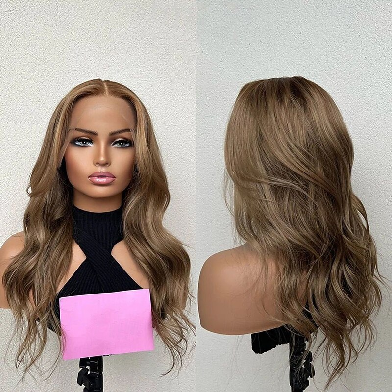 Vietnamese Human Hair 5x5 Glueless Lace Closure Wig Colored 13x4 Lace Front Wig with Baby Hair 100% Virgin Human Hair  Wigs For Women - Main Image