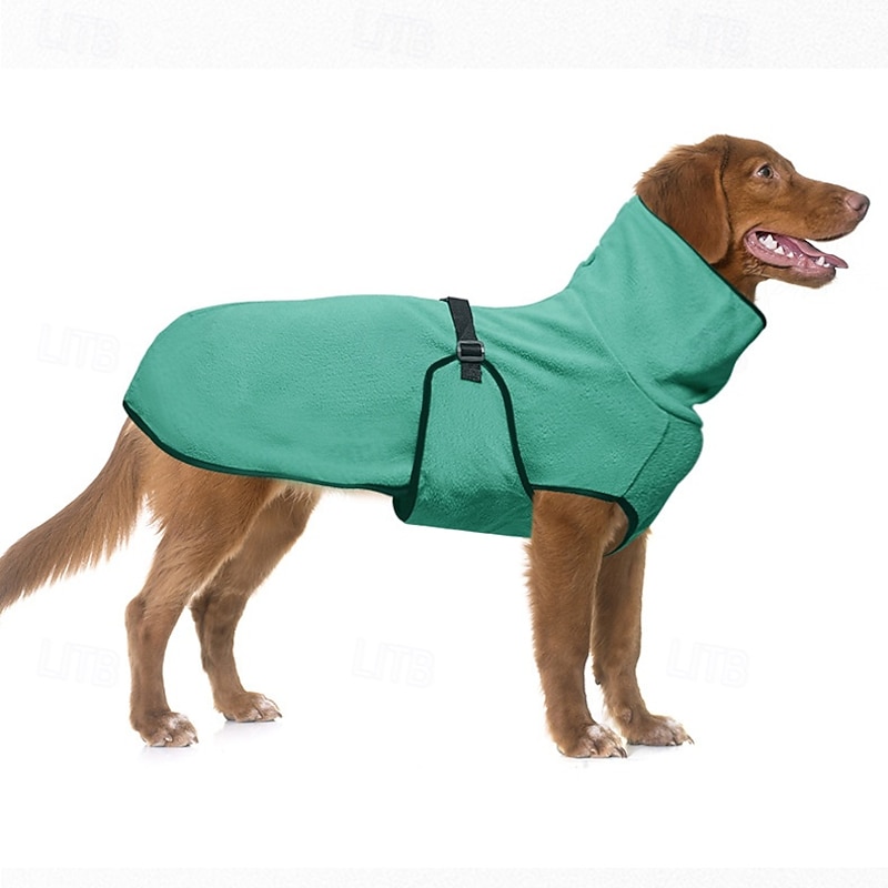 Dog Coat Fashion Dog Fleece Vest Jacket Winter Warm Medium Large Dog Clothes Indoor And Outdoor Use4