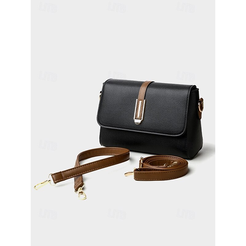 Women's Classic Flap Shoulder Bag with Adjustable Strap - Stylish and Versatile Perfect for Work or Casual Outfits2