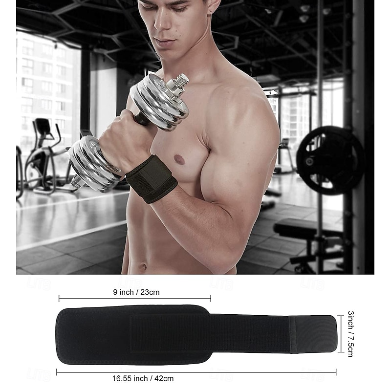 2 Pack Wrist Brace Adjustable Wrist Support Wrist Straps for Fitness Weightlifting, Tendonitis, Carpal Tunnel Arthritis, Wrist Wraps Wrist Pain Relief Highly Elastic3