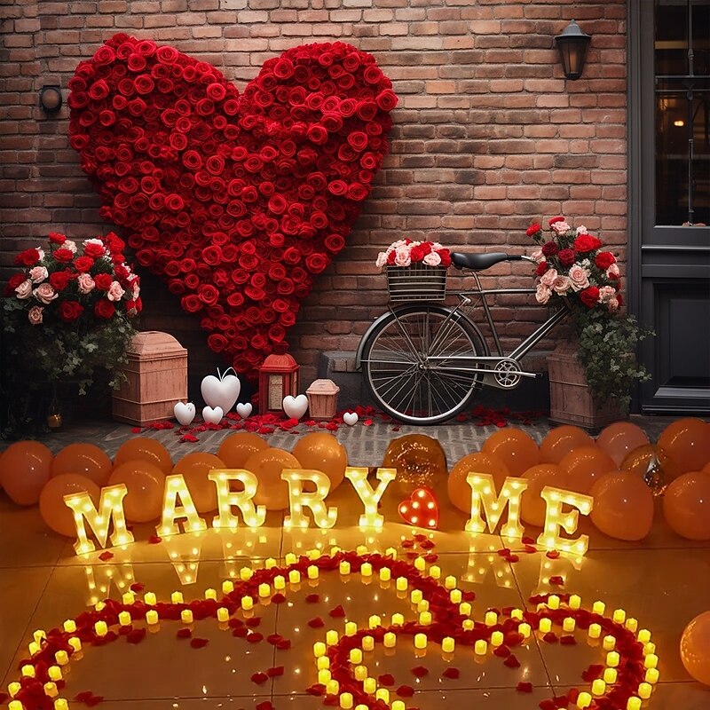 Wedding Decorations Backdrop Photograph Wall Hanging Large Tapestry Art Mural Decor Blanket Curtain Home Bedroom Living Room Decoration Roses Heart4