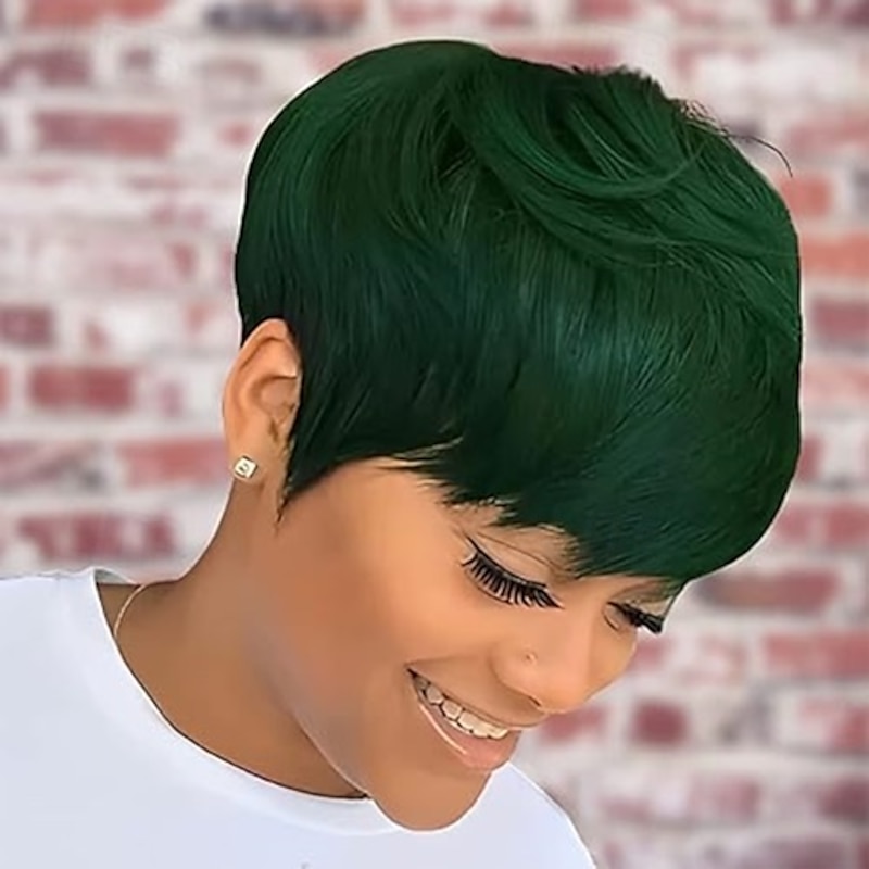 Pixie Cut Wig Short Wigs For Black Women Short Curly Wig for Black Women Short Cut Wigs Halloween Wig With Bangs Heat Resistant Wig2