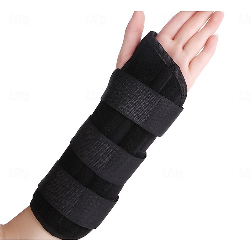 Unisex Forearm and Wrist Support Splint Brace Double Fixation Wrist Brace for Carpal Tunnel,Adjustable Night Time Forearm Immobilizer Brace Splints