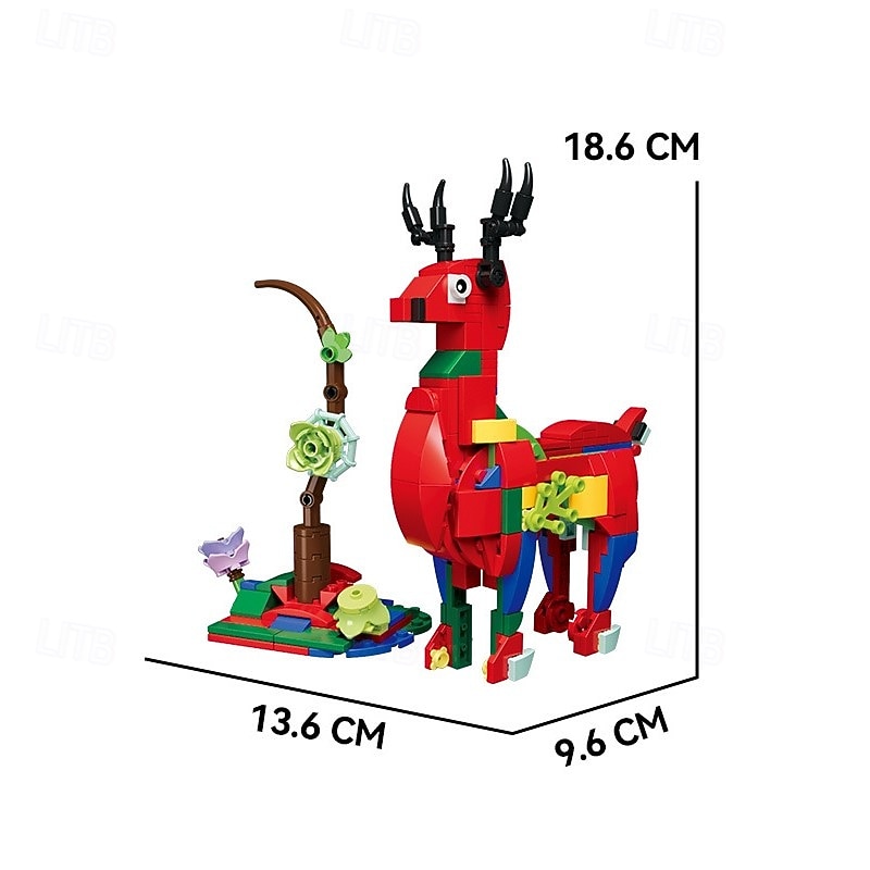 Parrots Building Blocks 3 in 1 Creator Birds Animals Figures - from Parrot to Deer to Fish STEM Birds Building Blocks Toys for Kids Ages 7 and Up4