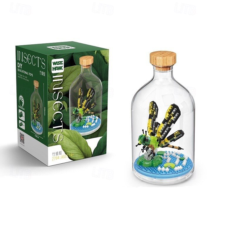 Ideas Insect Collection Building Set Relaxing Project for Insects Lovers Butterfly Dragonfly Bee Display Models Bugs Building Toys and Nature Dcor for Adults Boys Girls2