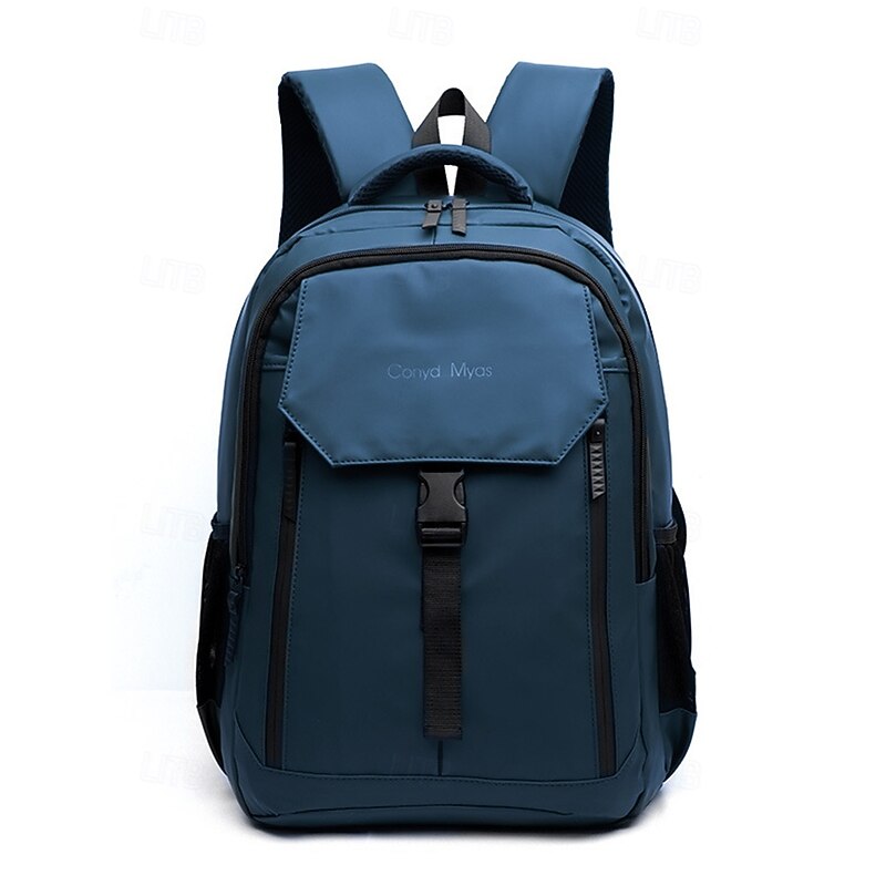 Men's Multi-Functional Waterproof Travel Backpack with Luggage Strap and Multiple Compartments – Ideal for Business, School, and Outdoor Adventures