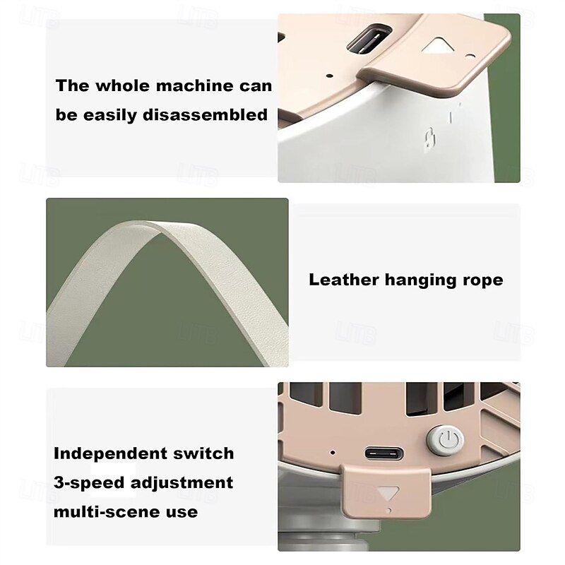 3 Speed Adjustable Portable Range Hood Hanging Desktop Range Hoods with 12 Filter Screen Movable Desktop Range Hood with Stand3