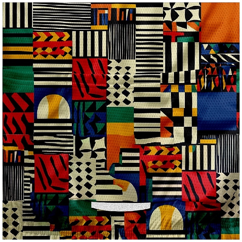 Men's Cycling Jersey Color Block Short Sleeve Bike Tee Tshirt Jersey with 3 Rear Pockets Mountain Bike MTB Quick Dry Anatomic Design Wicking Breathable Sports Wine Red Red Blue Clothing Apparel3