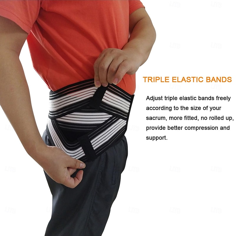 Sciatica Belt, Sacroiliac Hip Band for Men Women - Sciatic, Lower Back, Si Joint, Pelvic pain Relief Regular3
