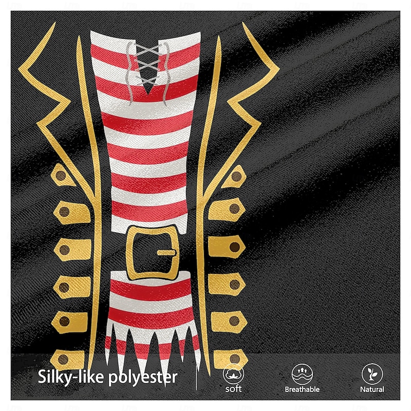 Christmas Men's Christmas Costume T Shirt Long Sleeve T shirt 3D Print Crew Neck Shirt Designer Casual Festival Party Street Casual Black Summer Spring Fall Clothing Apparel S M L XL XXL XXXL4