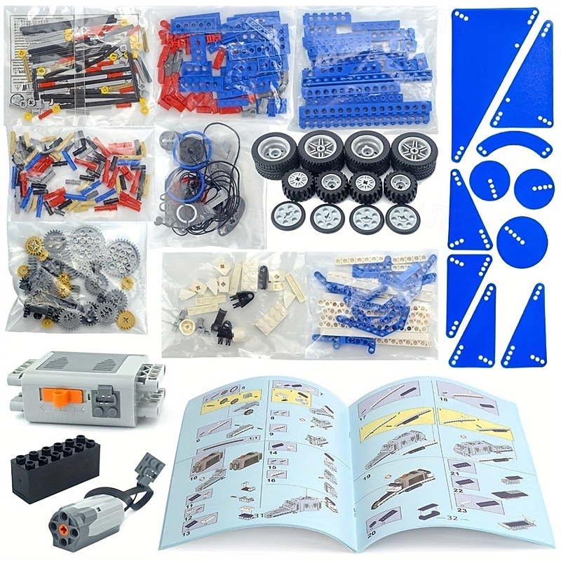 9686 Technical Parts Multi Technology Programming Educational Building Blocks Power Function Set for School Students(396pc)4