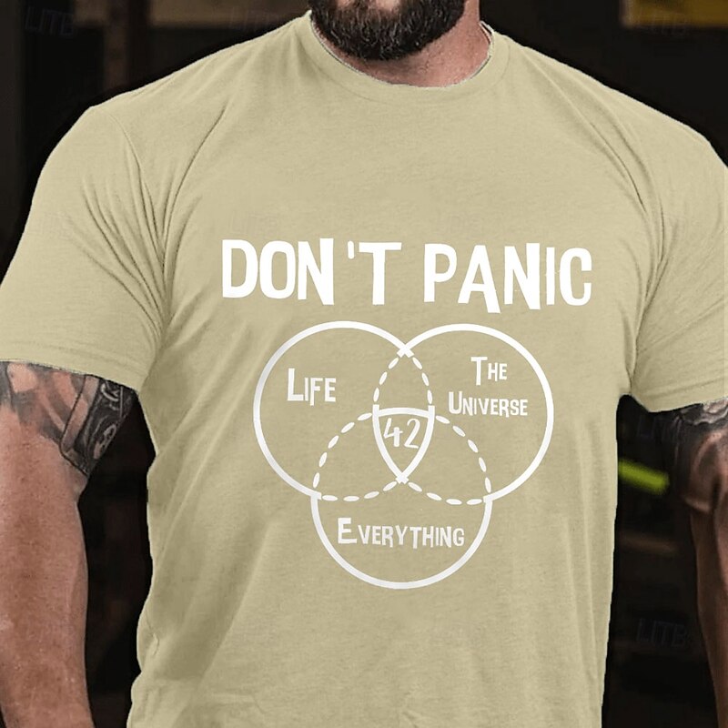 Men's Letter Printed T Shirt 100% Cotton Short Sleeve Graphic Shirt Army Green Dark Blue Beige Comfortable Tee Vacation Street Fashion Designer Clothing3