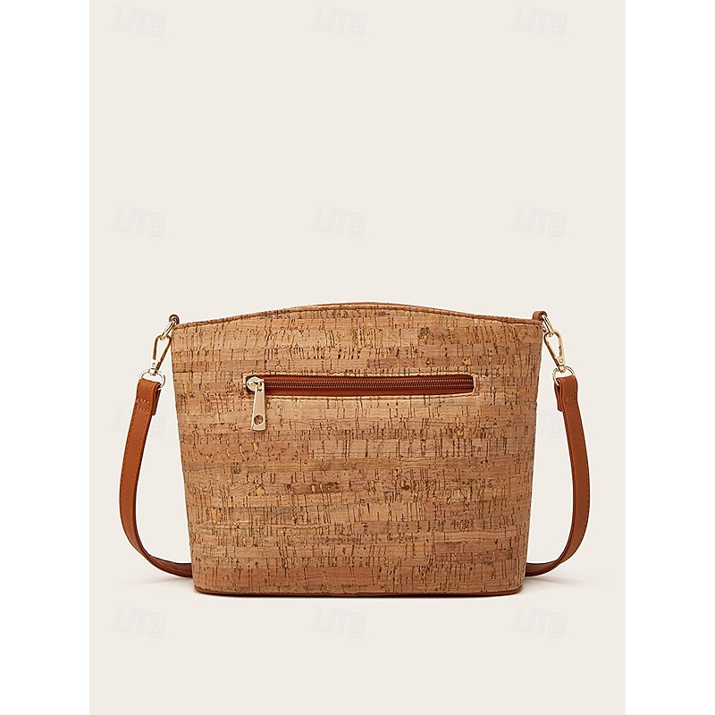 Boho Vintage Crossbody Bag with Geometric Patterns - Lightweight and Stylish Shoulder Bag for Women, Ideal for Everyday and Travel3