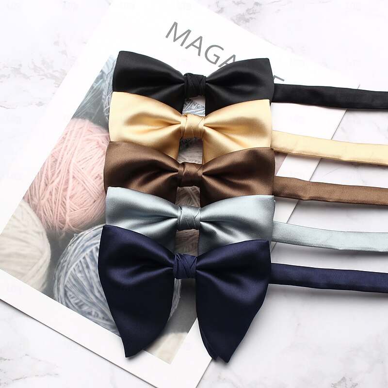 Men's Bow Tie Modern Contemporary Sexy Solid / Plain Color Wedding Party Daily Wear