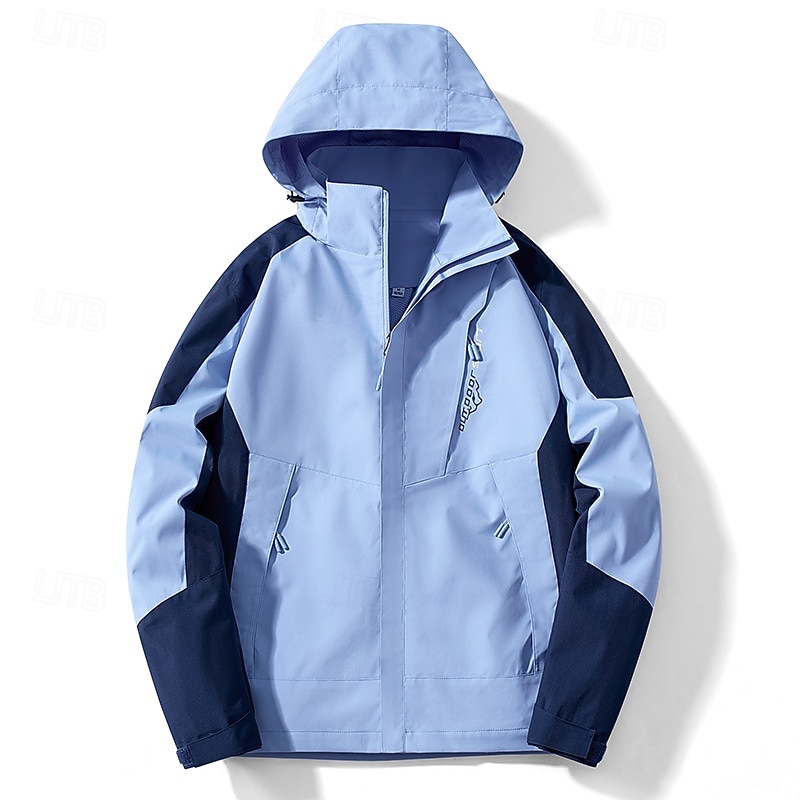 Women's Softshell Jacket Hiking Jacket Outdoor Color Block Windproof Water Resistant Windbreaker Jacket Traveling Light Pink Black Ivory Pink Blue