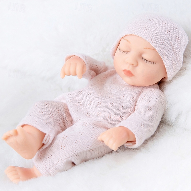 7inch/18cm New Realistic Rebirth Soft Doll And Mini Sleep Of Clothes Christmas Gift Halloween Gift3