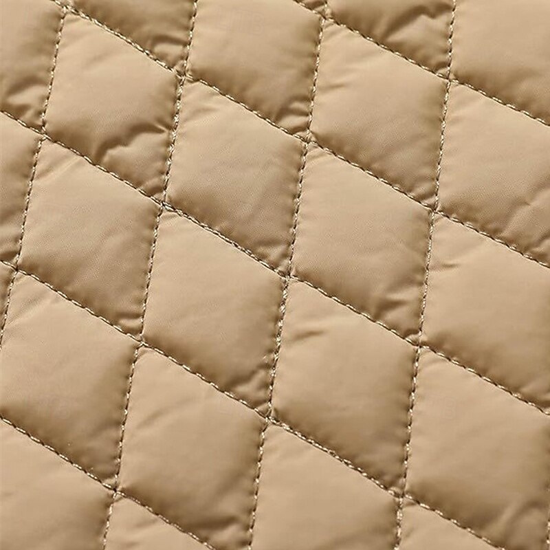 Men's Puffer Jacket Casual Jacket Daily Vacation Warm Pocket Fall & Winter Color Block Fashion Classic Stand Collar Regular Black Wine Navy Blue Brown Khaki Jacket3