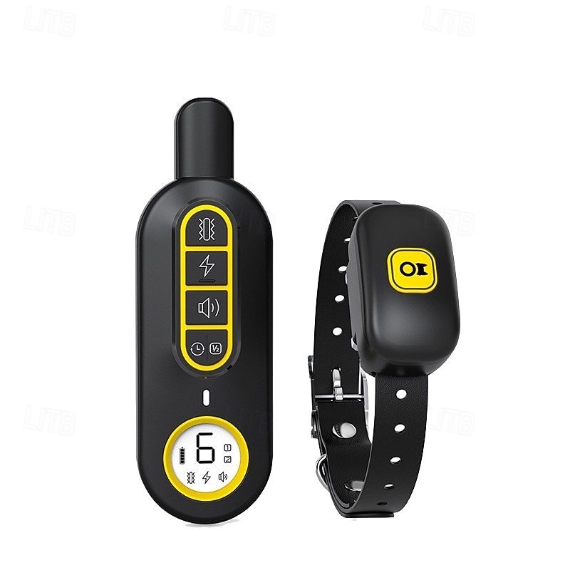 1600 feet Dog Training Collar with Remote Waterproof Rechargeable 3 Modes Beeps Vibrations Electric Shocks Suitable for Small Medium Large Dog