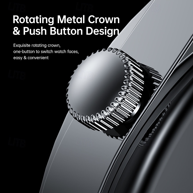 Joyroom JR-FC2 Smart Watch 1.32 inch Smartwatch Fitness Running Watch Bluetooth Pedometer Call Reminder Sleep Tracker Compatible with Android iOS Women Men Hands-Free Calls Waterproof Message Reminder3